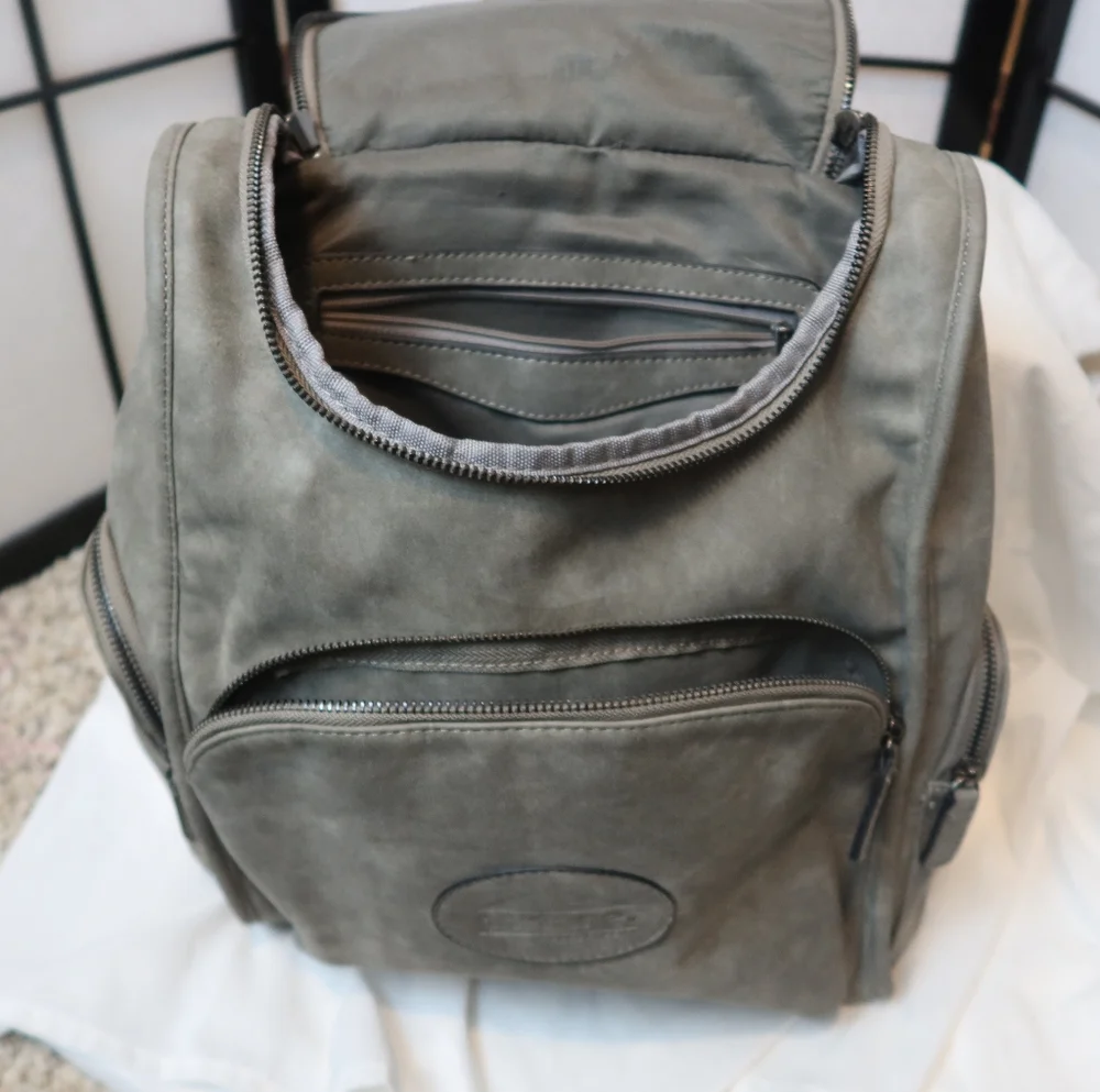 Portage Travel Gear Stylish Gray Women's Backpack